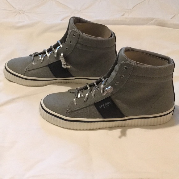 Sperry High Top Canvas Sneakers - Picture 4 of 6